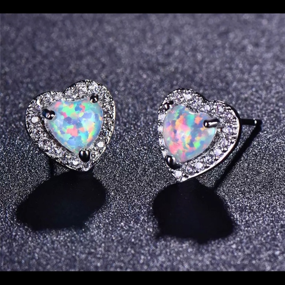 Fire Opal Earrings